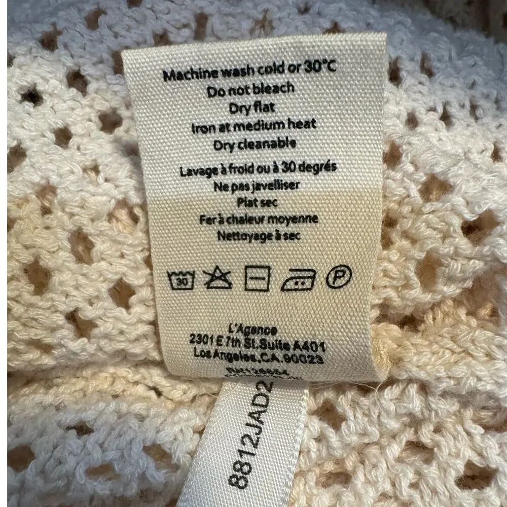 LAGENCE NWOT $330 Sammy Tank & Shrug set in Ecru Size L